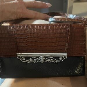Excellent shape With Strap Brighton Clutch